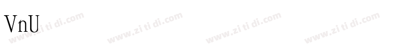 VnUniversityRoman No字体转换